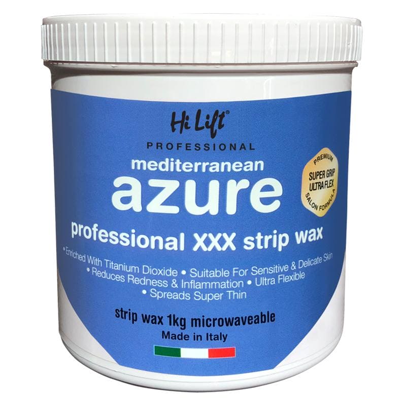 Hi Lift Mediterranean Azure Strip Wax - 1000ml Tub