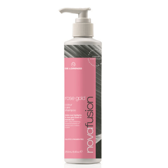 De Lorenzo Nova fusion rose gold shampoo