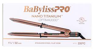 BaBylissPRO Nano Titanium Optima 3000 Hair Straightening Iron