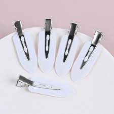 HBI No Crease Clips - Flat Hair Clips yellow/ white /black