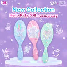 Hello Kitty Detangler 50 Year Celebration - Blue
