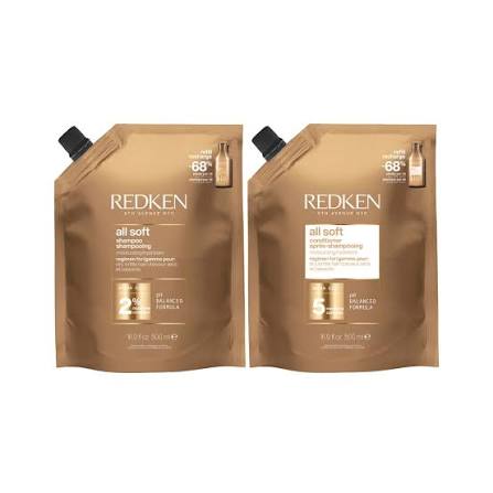 Redken All Soft Shampoo & Conditioner 500ml Duo Refill