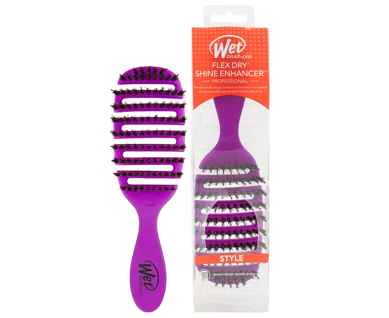 Wet Brush Pro Flex Dry Shine Enhancer Pink