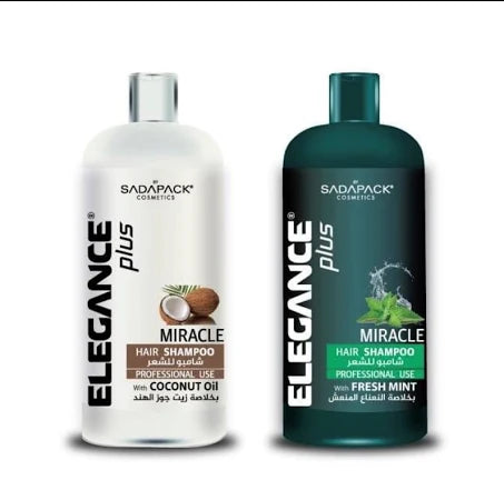 Elegance PLUS Miracle Shampoo with Coconut oil 1000ml