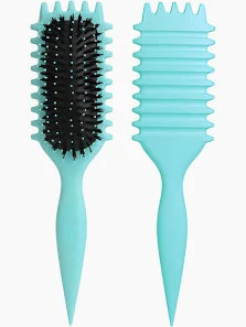 Curly Hair Styling Brush Teal