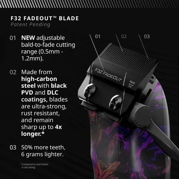 Wahl Vapor, Limited 'Space' Edition & Rose Gold Vanquish Dryer with Cape & Stand