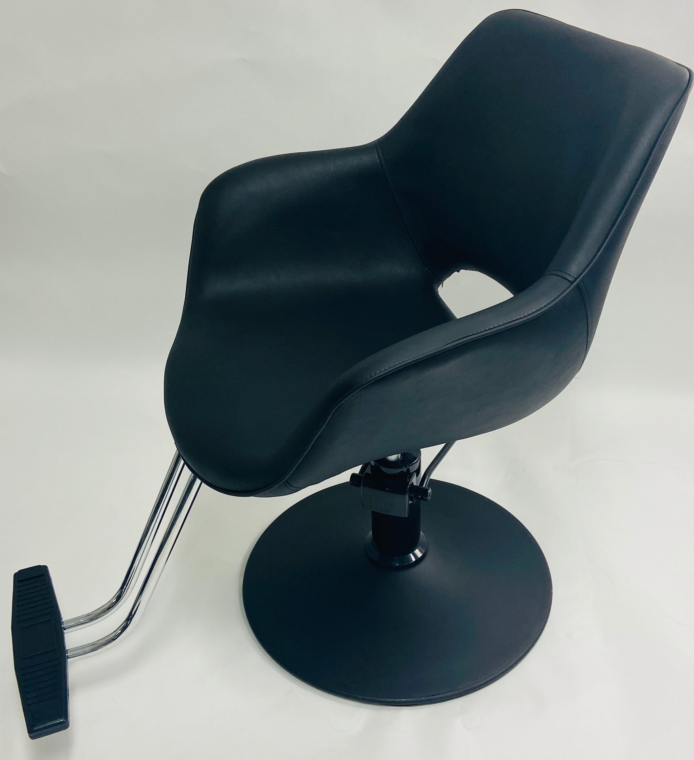 Natalie Cutting Chair With Footrest.