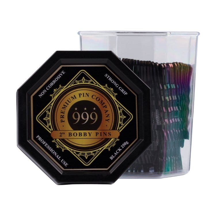 999 Bobby Pins 2" Black - HairBeautyInk