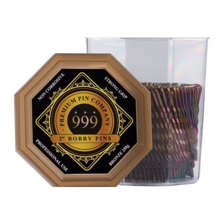 999 Bobby Pins 2" Bronze - HairBeautyInk