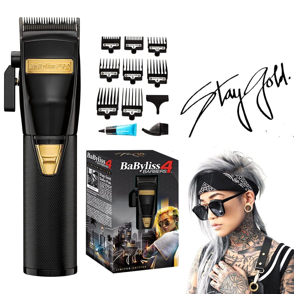 BaBylissPRO Black FX Lithium Clippers Barbers Influencer Collection