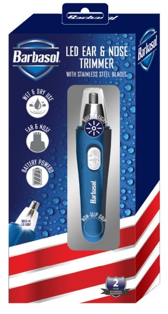 Barbasol LED Ear & Nose Trimmer - HairBeautyInk