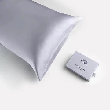 Bondi Boost Satin Pillowcase GREY Standard size - HairBeautyInk