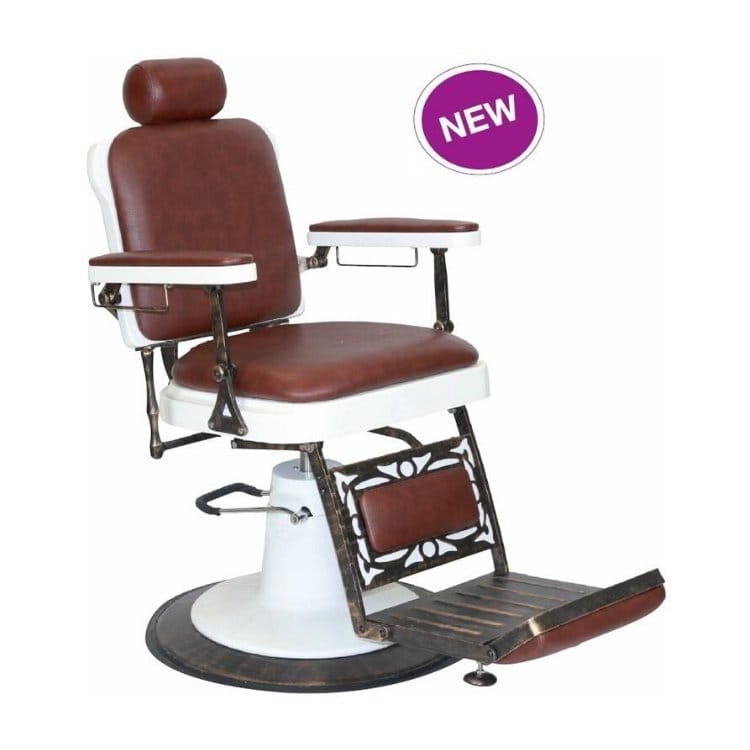 Chicago Brown Barbers Chair - HairBeautyInk