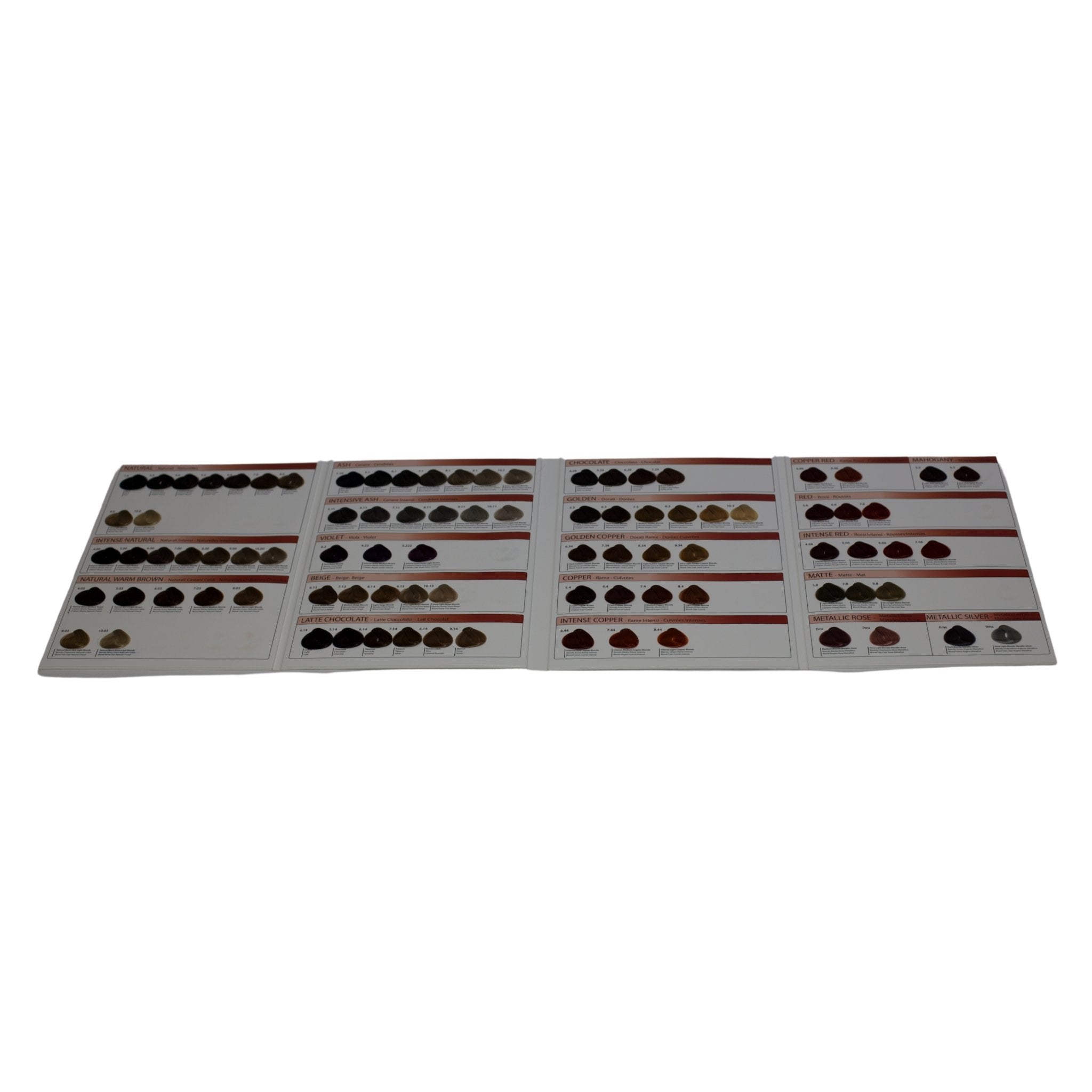 Colour Ink Colour Chart - HairBeautyInk