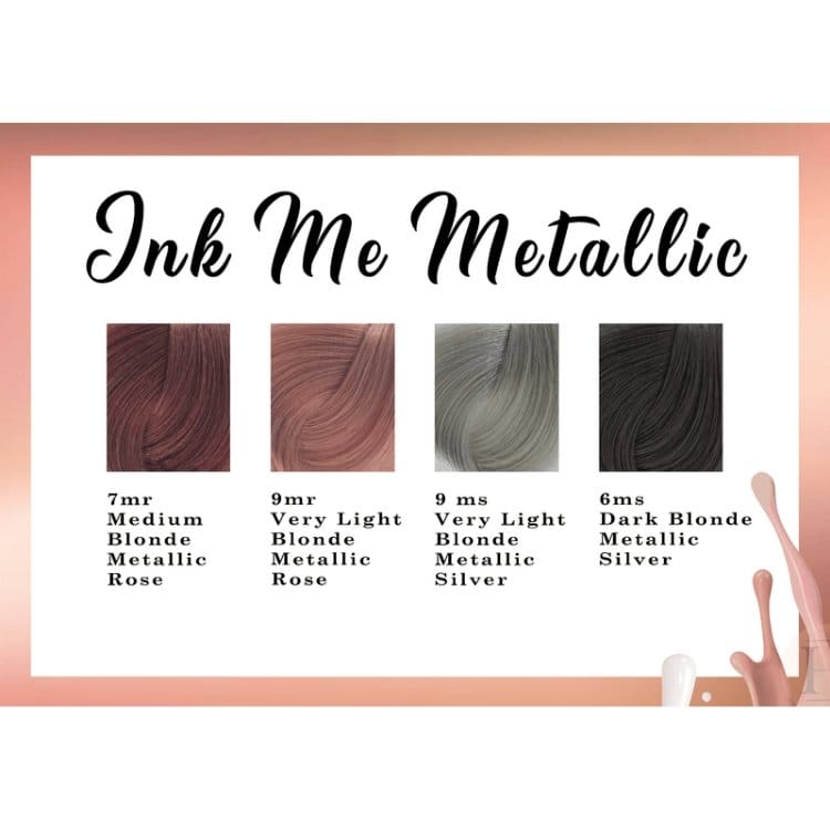 COLOUR INK - INK ME METALLIC - HairBeautyInk
