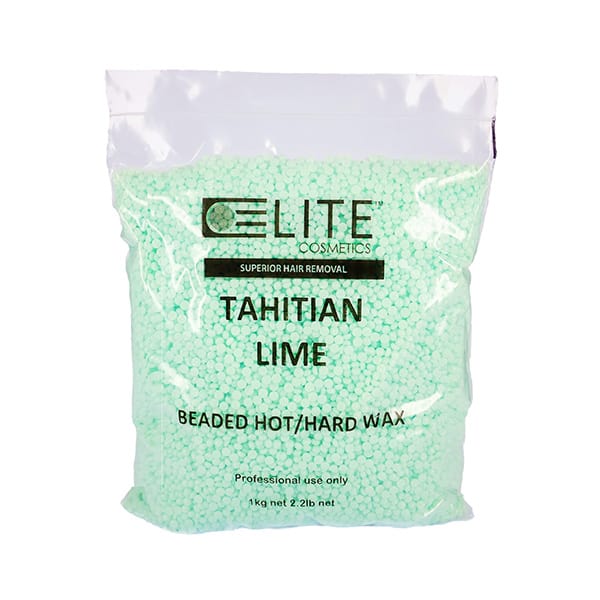 Elite Cosmetics - Tahitian Lime Beaded Hot/Hard Wax 1kg - HairBeautyInk