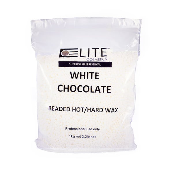 Elite Cosmetics - White Chocolate Beaded Hot/Hard Wax 1kg - HairBeautyInk