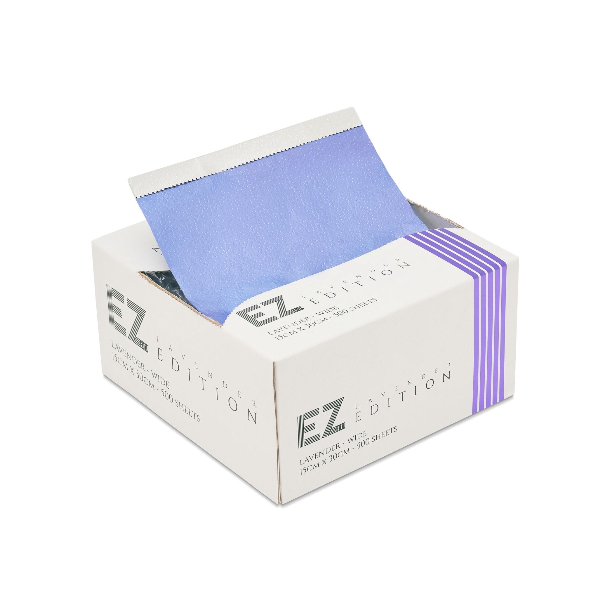 EZ Foil Wide – PopUp Lavender 500 sheets - HairBeautyInk
