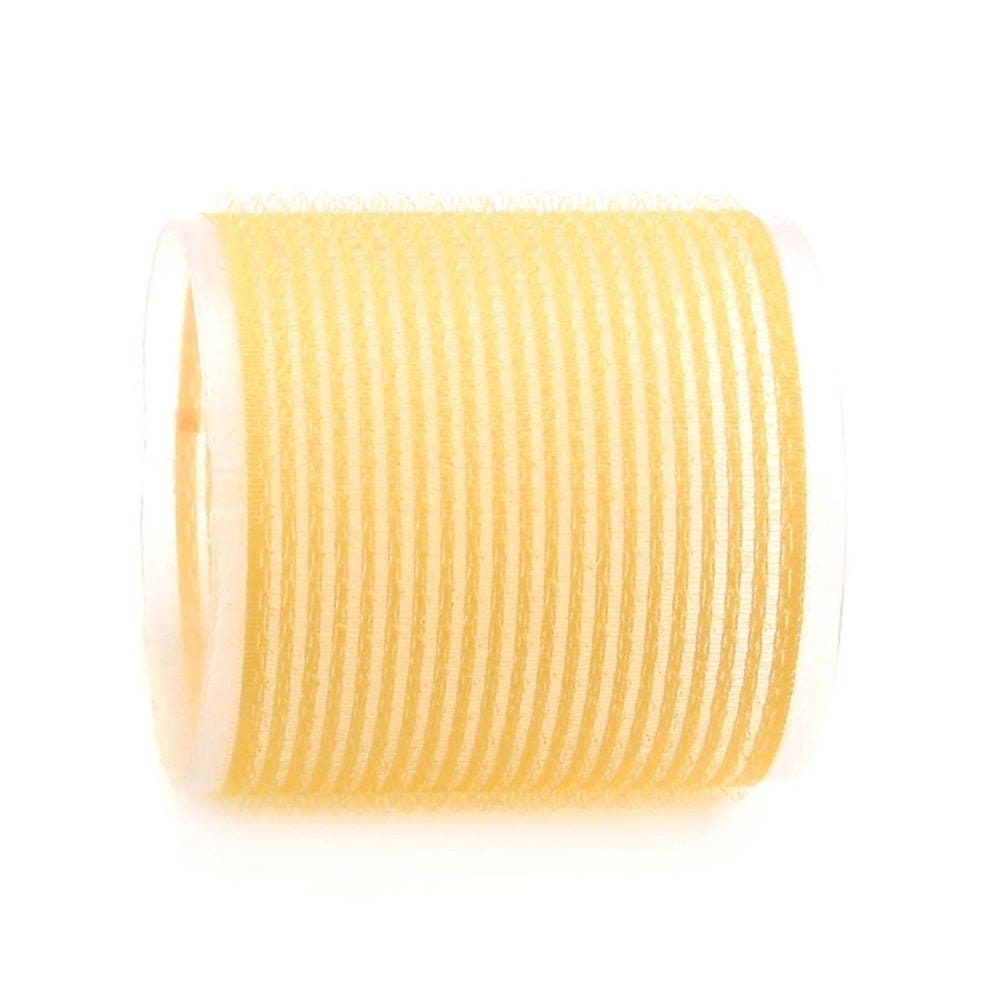 Hair Fx Magic Grip Velcro Rollers 6pc 64mm Yellow - HairBeautyInk
