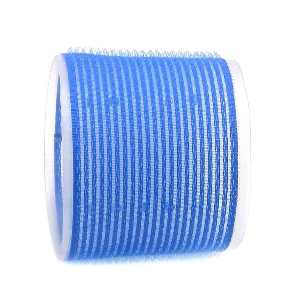 Hair Fx Magic Grip Velcro Rollers 6pc 76mm Dark Blue - HairBeautyInk