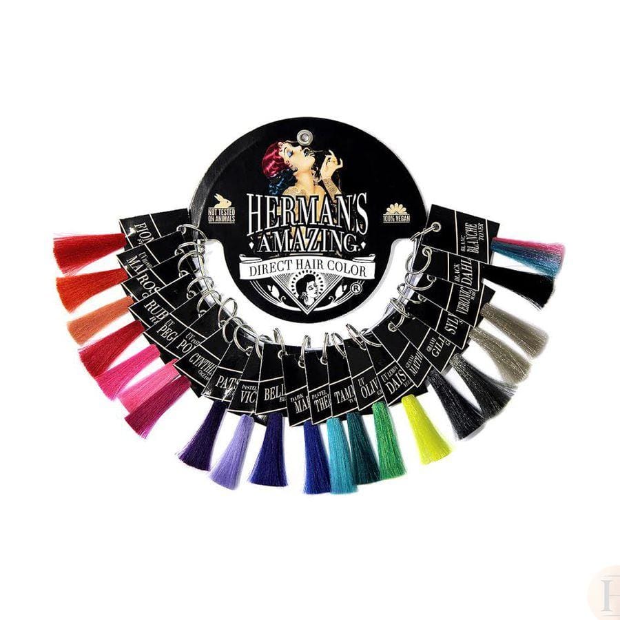 Hermans Amazing Direct Dye Hair Colour Swatch - HairBeautyInk
