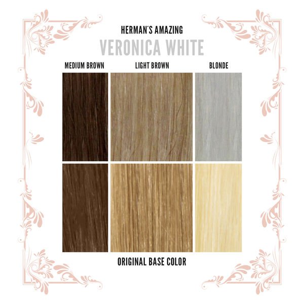 Herman's Amazing Platinum Veronica White - HairBeautyInk