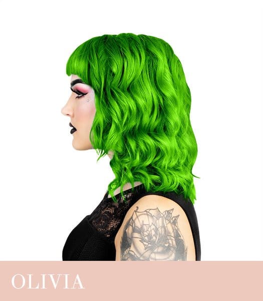 Herman's Amazing UV Olivia Green - HairBeautyInk