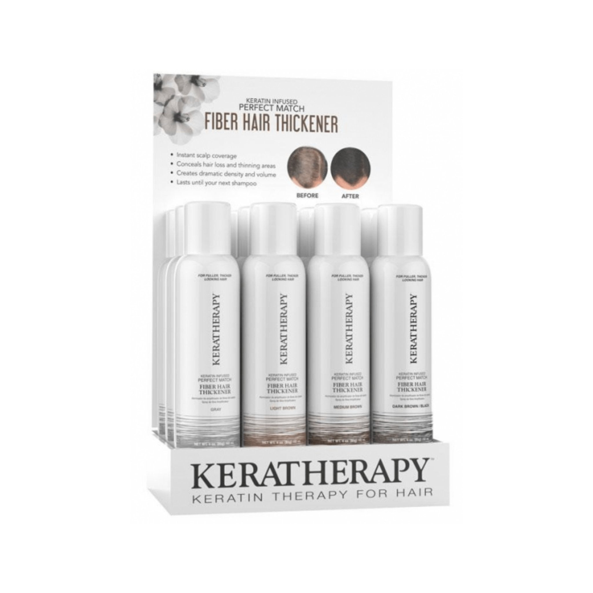 Keratherapy Keratin Infused Fiber Hair Thickener Spray - HairBeautyInk