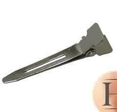Metal Pin curl Clips Double Prong 100 pack Blister - HairBeautyInk