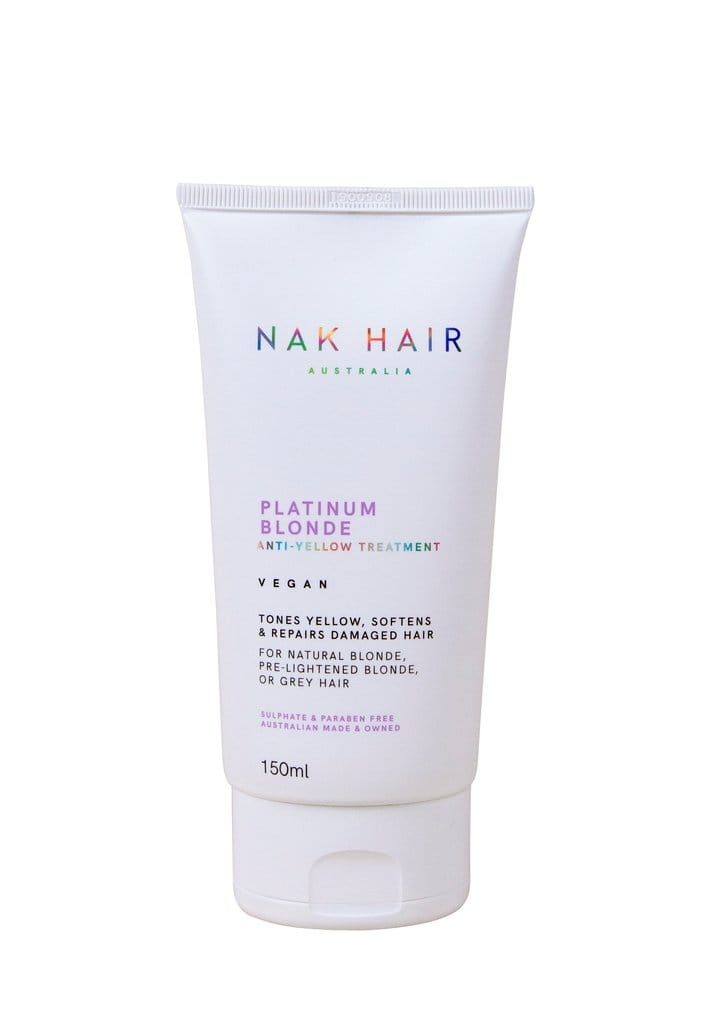NAK Platinum Blonde Anti-Yellow Treatment 150ml - HairBeautyInk