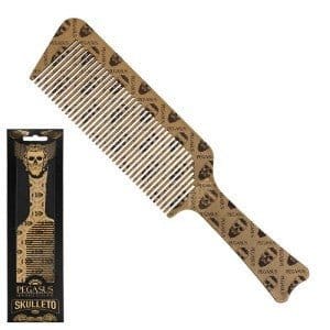 Pegasus | Skulleto 514A Flattopper Barber Comb Gold - HairBeautyInk