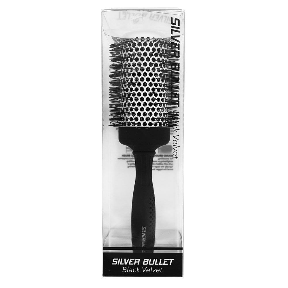 Silver Bullet Black Velvet Hot Tube Hair Brush Extra Large - HairBeautyInk