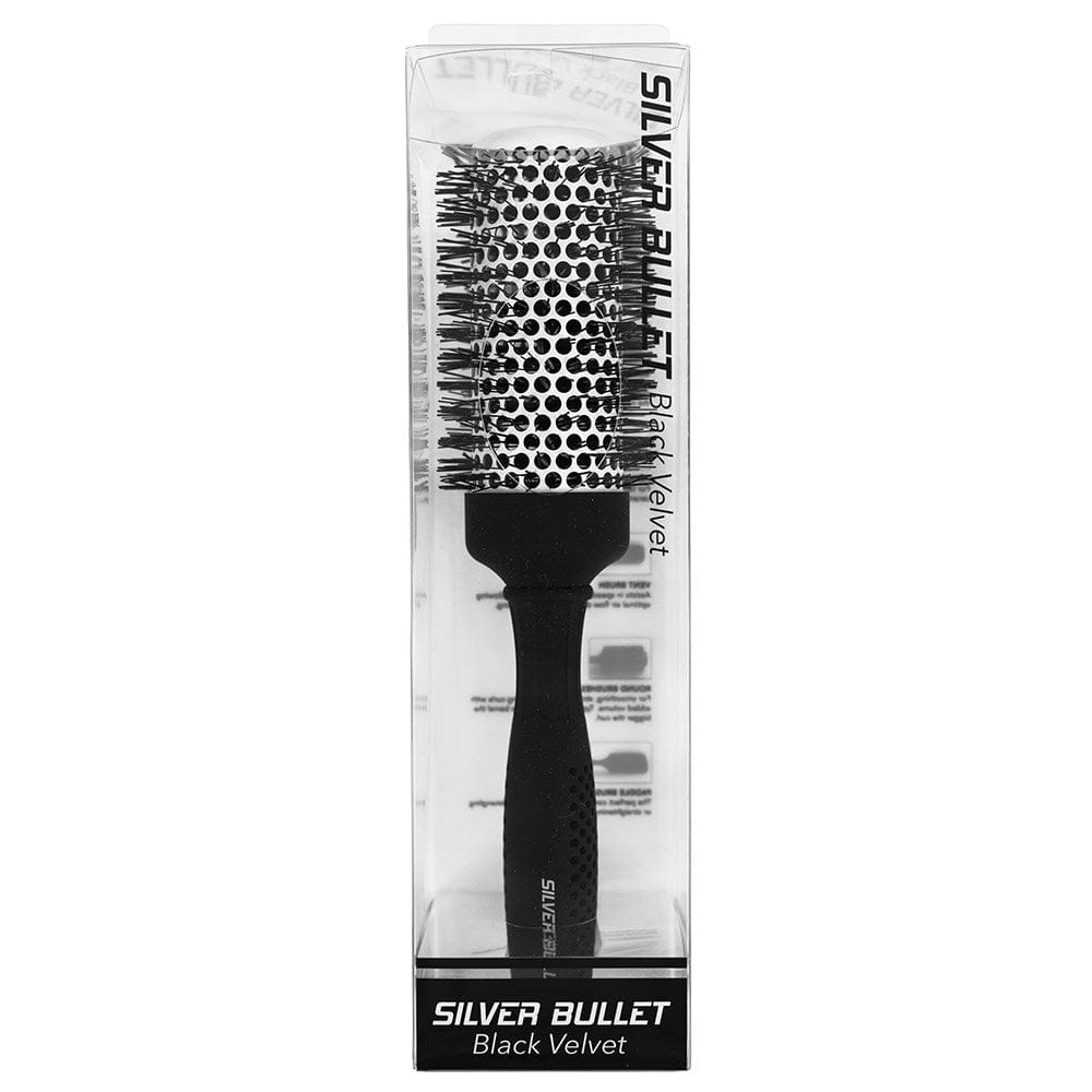 Silver Bullet Black Velvet Hot Tube Hair Brush Large - HairBeautyInk