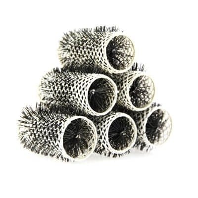 SWISS ROLLERS WHITE 32MM (PK4) - HairBeautyInk