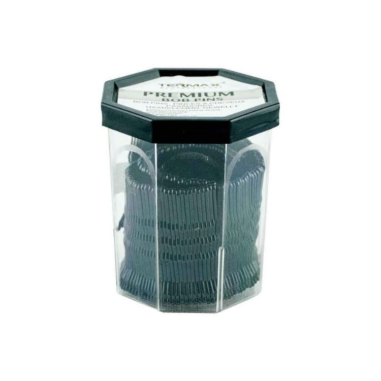 Termax Black Bobby Pins 2" (Premium) - HairBeautyInk