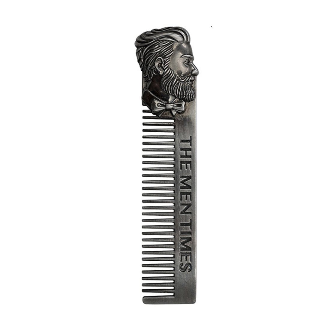 TERMAX Stainless Steel The Mens Times Barber Comb - HairBeautyInk