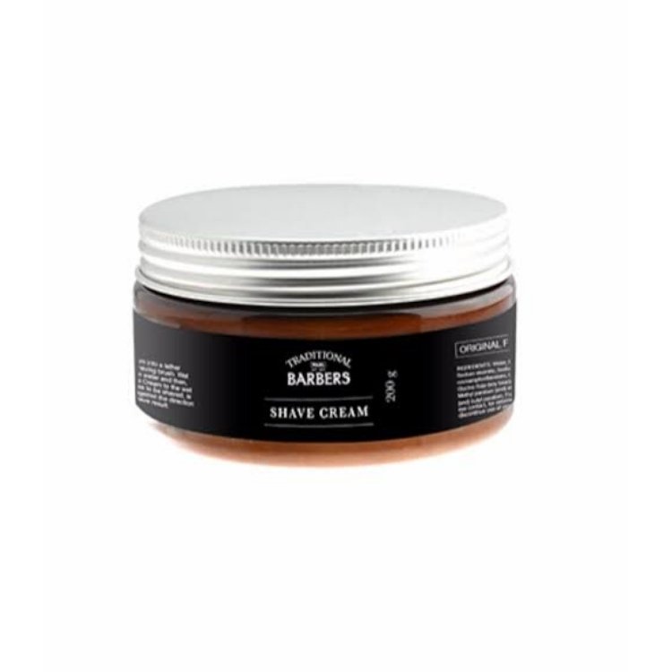 Traditional Barbers Shave Cream 200g - HairBeautyInk
