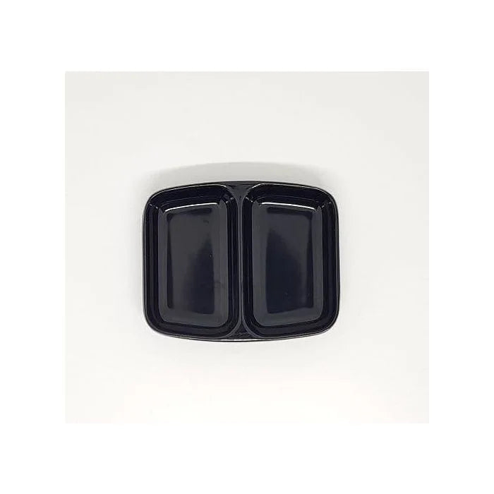Two Section Black Mixing Dish