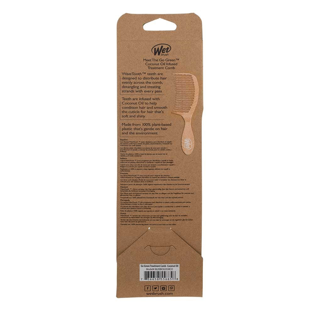 Wet Brush Go Green Detangling Comb Orange