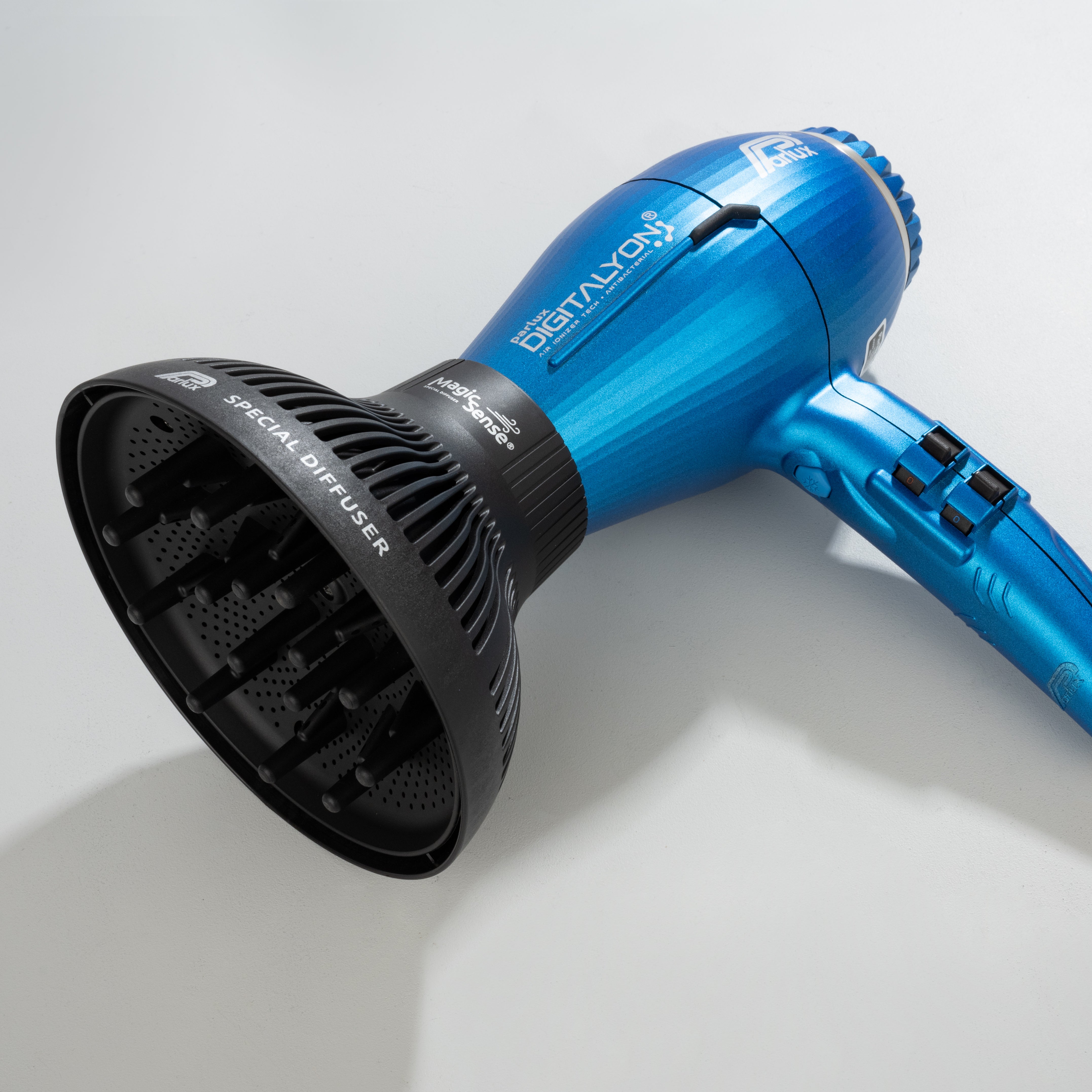 Parlux Digitalyon Dryer - Blue With Diffuser Pack