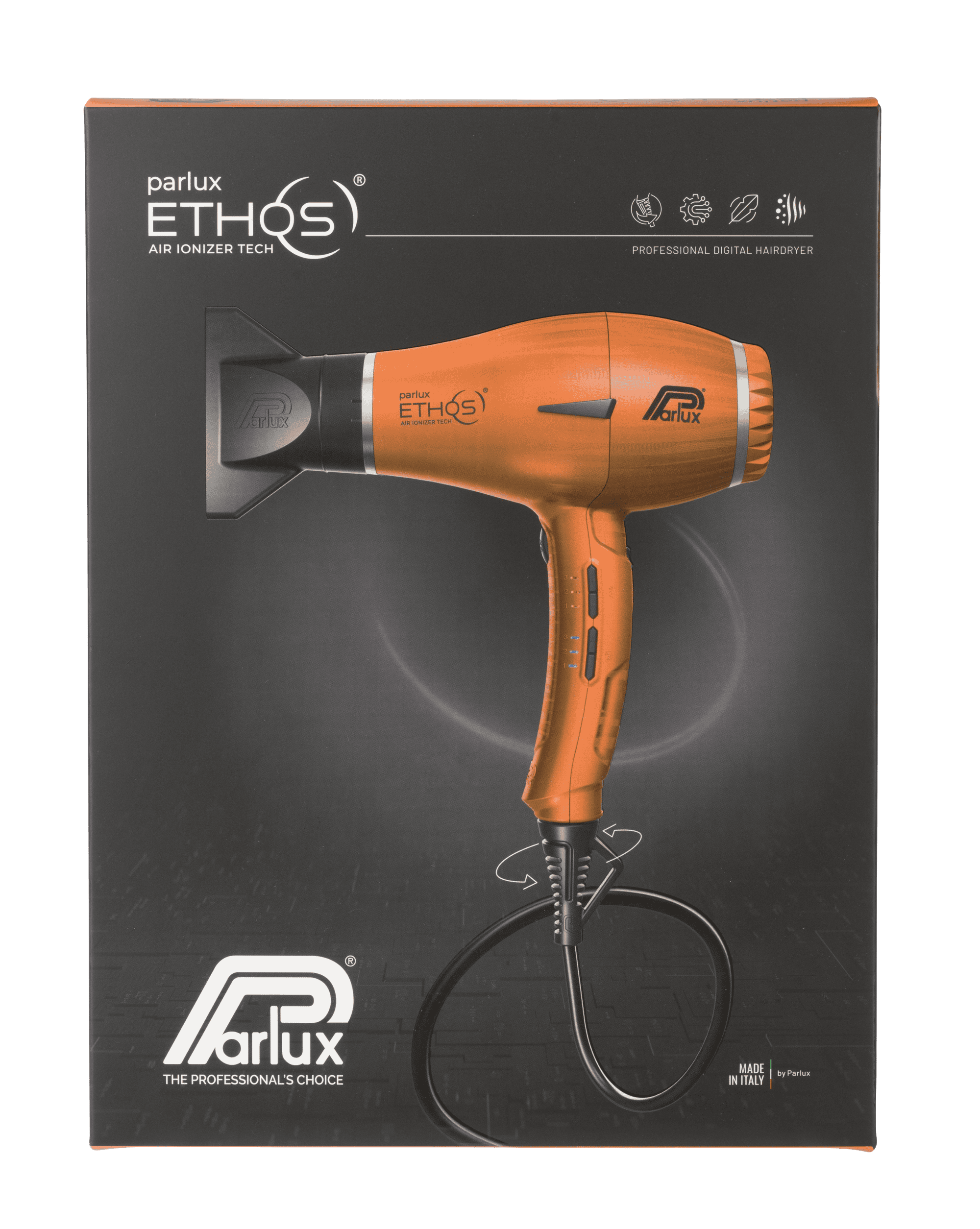 Parlux Ethos Dryer - Copper With Diffuser