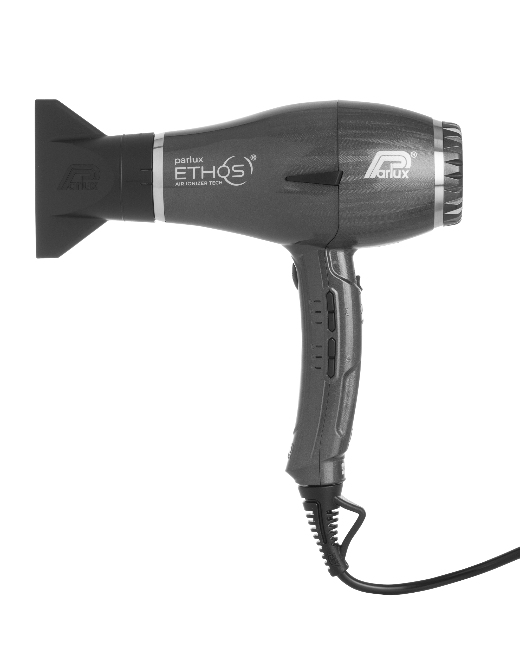 Parlux Ethos Dryer - Titanium With Diffuser