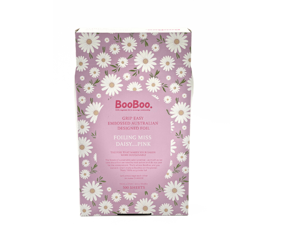 Boo Boo Pre-cut foil 500 sheets Daisy-Pink Embossed