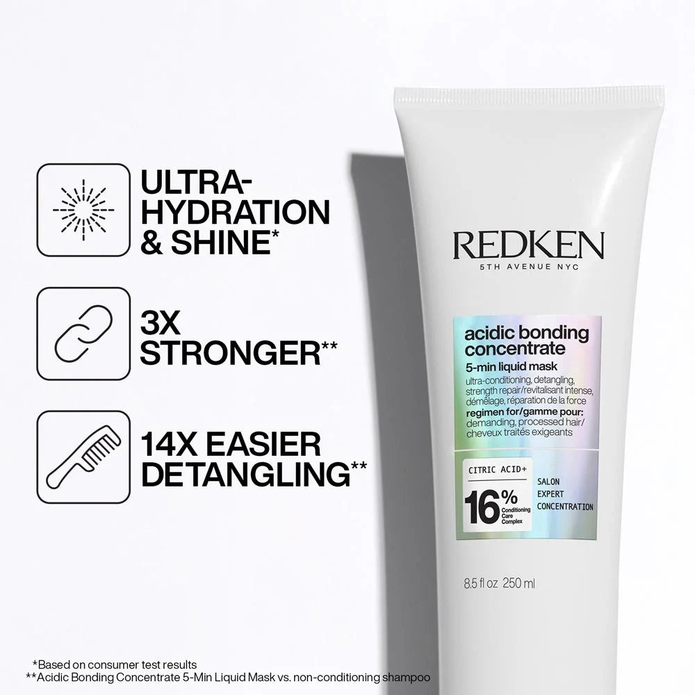 New ACIDIC BONDING CONCENTRATE 5 Min Liquid mask 250ml 16%