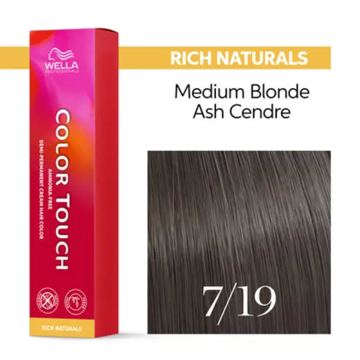 Color Touch 7/19 Medium Blonde Ash Cendre 60ml