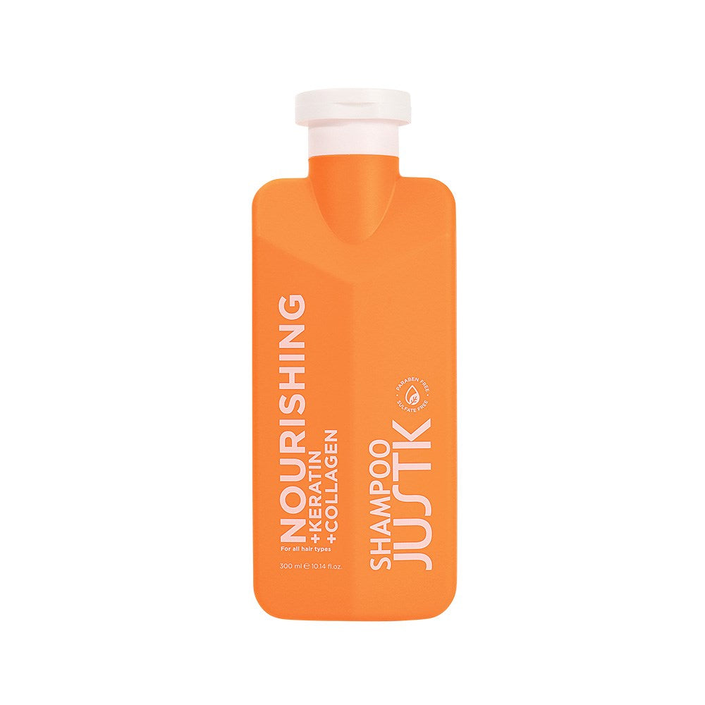 JustK Keratin & Collagen Nourishing Shampoo - 300ml
