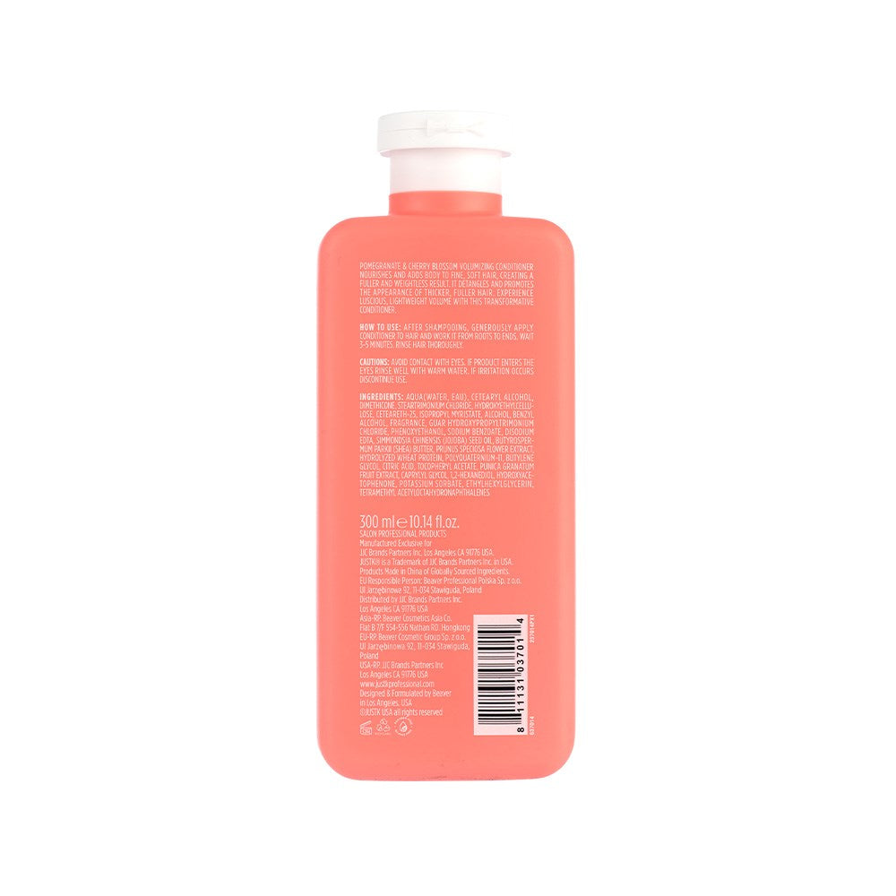 JustK Pomegranate & Cherry Blossom Volume Conditioner - 300ml