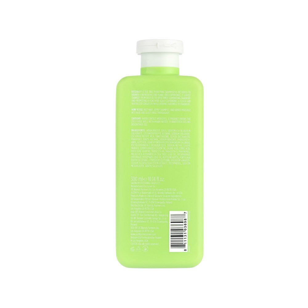 JustK Tea Tree & Rosemary Purifying Anti Dandruff Shampoo - 300ml