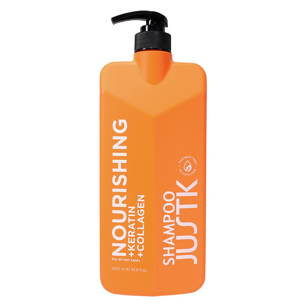 JustK Keratin & Collagen Nourishing Shampoo - 1L