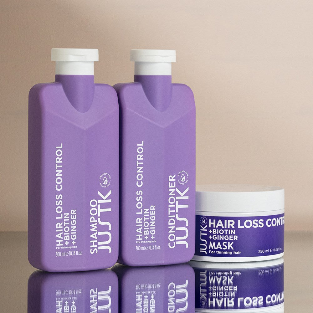 JustK Biotin & Ginger Thinning Hair Loss Control Mask - 250ml